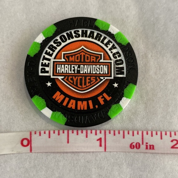 Harley-Davidson Poker Chip - Miami, Florida - Picture 3 of 3